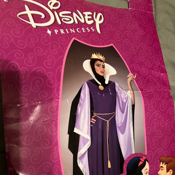DISNEY PRINCESS SNOW WHITE EVIL QUEEN, ONE SIZE FITS MOST - Picture 1 of 10